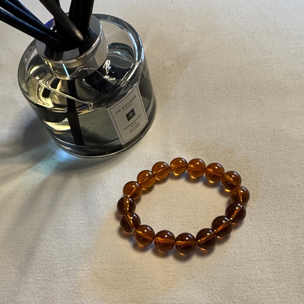 Amber Beaded Bracelet